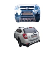 GÜRAKS Chevrolet Captiva 2012 Öncesi Krom Ön Ve Arka Tampon Koruma 2 Li Set