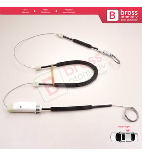 Audi A7 C7 S7 RS7 MK1 4G 4GA 4GF 2010-2018 4G8839461 İçin Elektrikli Arka Sağ Cam Kriko Tamir Seti