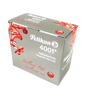 Pelikan 4001 Yazı Mürekkebi Kırmızı 30 ml