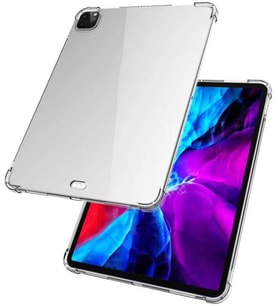 Apple iPad Pro 11 1/2/3/4. Nesil Kılıf Kalem Bölemli Standlı Darbelere Dayanıklı (Renksiz)