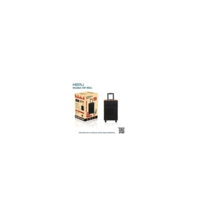 Hepu HP-904 12'' 30CM Kablosuz 1 El Mikrofon Bluetooth USB Şarjlı Müzik Kutusu