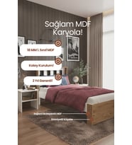 Stark Karyola ve 2 Komodinli Set