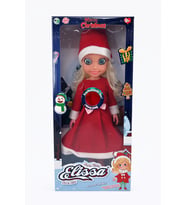 Toyx Elisa Yılbaşı Bebek 45 cm – Noel Kıyafetli Et Bebek 3+ Yaş