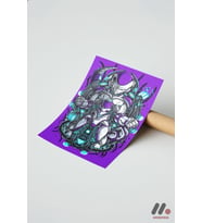 Dragon Ball Mecha Frieza Poster, Çerçevesiz Yüksek Kalite Duvar Afişi - Anime