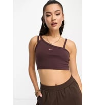 Nike Sportswear Everyday Modern Crop Kesim Kadın Kahverengi Atlet 