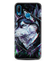 Huawei P20 Lite Mate 10 20 Lite Pro P40 Lite KılıfDesemli Silikon Dog Eyes 1761