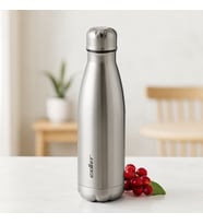 500 ml Paslanmaz Çelik Şişe Termos (Krom, Kaydırmaz Taban)
