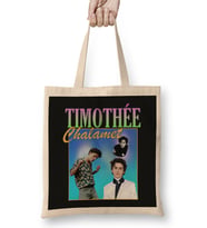 Timothee Chalamet Retro Tee Bez Çanta Uzun Saplı