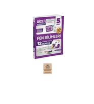 Gizli 5. Sınıf Fen Bilimleri 12'li Deneme-MEB Gibi Sordu + Telefon Standı