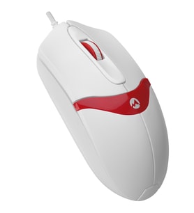 Everest SM-220 Usb Beyaz-Kırmızı 1200dpi 3D Optik Kablolu Mouse (Siyah)