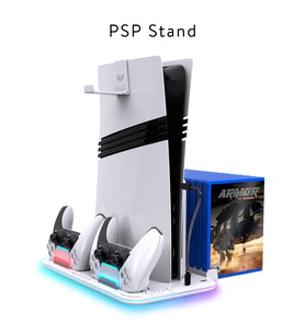 Dossimo Ps5/slim Soğutucu Ledli Stand ve Joystick Şarj Istasyonu