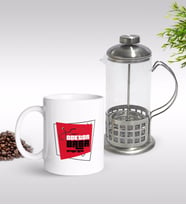 BK Gift Kişiye Özel Doktor Baba Tasarımlı Kupa & French Press Seti-1 (Model 1)