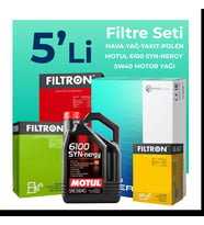 Filtron Nissan Qashqai 2.0 Dizel Filtre Bakım Seti Motul Motor Yağlı (2007-2013) 5 Li