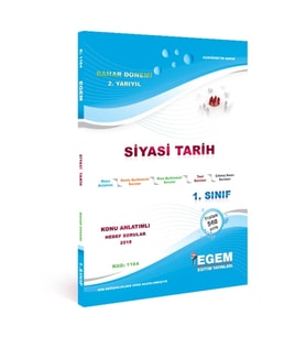 Egem Eğitim Yayınları Aöf Anadolu Siyasi Tarih Konu Anlatımlı Soru Bankası (Çok Renkli)