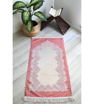 Astarlı Lüks Çeyizlik Seccade S1022 Pembe