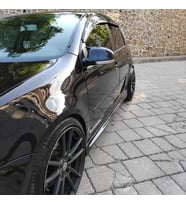 Sts Oto Aksesuar  Golf 5 2003-2009 Batman Yarasa Ayna Kapağı Piano Black Abs Plastik