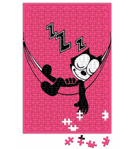 Felix the Cat Hammock Puzzle 240 Parça Yapboz