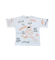 KIZ ÇOCUK BASKILI TİŞÖRT (Turuncu)