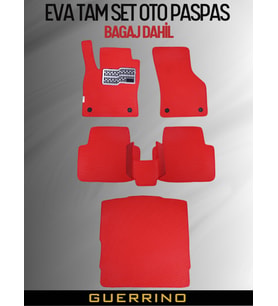 PEUGEOT/207-(2006-2014) İÇİN YENİ NESİL EVA FUL PASPAS SETİ-BAGAJLI-(METAL TOPUKLUK DAHİL)