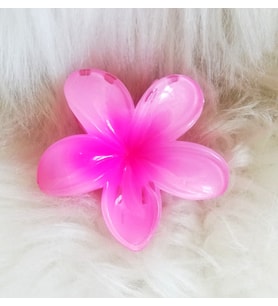 Pembe Lotus Çiçek Toka