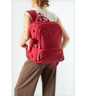 Ortaokul Lise Üniversite Okul Sırt Çantası Unisex 40*30 Cm Su İtici Hafif Klinkır Kumaş Çok Cepli 3M