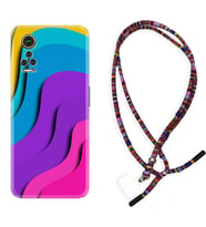 General Mobile GM 21 Pro GM 22 Pro Plus Kılıf Boyun Asklı Rasta Silikon Renk Cümbüşü 1631