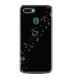 Oppo A5S A15 A16 A54 A55 A73 A74 Kılıf Desemli Silikon Planet 1620