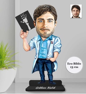 Kişiye Özel Ortapedi Doktoru Erkek Ahşap Eco Biblo -1