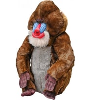 Peluş Mandrill 50 Cm Wıld Republıc Artist Serisi (Çok Renkli)