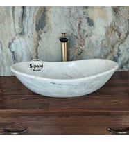 Afyon Bulutlu Kayık Lavabo