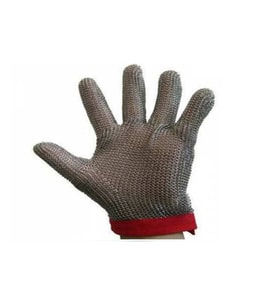 5 Parmak Çelik Örgü Eldiven Large