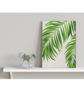 BK Home Green Plant Tasarımlı Kanvas Tablo-6