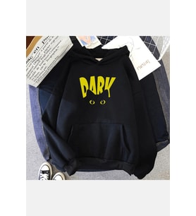 Dark Cat Kapşonlu Sweatshirt