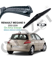 MEGANE 2 ÖN ARKA SİLECEK ARKA SİLECEK SÜPÜRGESİ TAKIM 2002-06