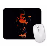 Blacklight Woman Mouse Pad