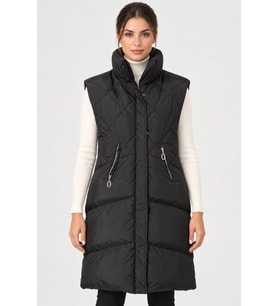 Dewberry Kadın %100 Polyester Yelek Siyah Z9743 Günlük Dış Giyim, Kazak ve Gömlek Kombini, Seyahat Gardırobu