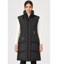 Dewberry Kadın %100 Polyester Yelek Siyah Z9743 Günlük Dış Giyim, Kazak ve Gömlek Kombini, Seyahat Gardırobu
