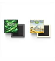 Buzdolap Magnetleri - Suudi Arabistan Bayrağı ve Riyad Retro Tema - 2'li Set Magneti