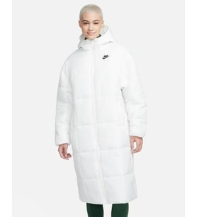Nike Sportswear Classic Puffer Therma-FIT Kapüşonlu Beyaz Kadın Mont GENİŞ KALIP FB7675133