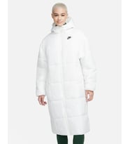 Nike Sportswear Classic Puffer Therma-FIT Kapüşonlu Beyaz Kadın Mont GENİŞ KALIP FB7675133