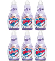 Bingo Soft Çamaşır Yumuşatıcı Konsantre 1440ML Sensitive (Hipoalerjenik) (6 Lı Set)