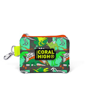 Coral High Kids Gri Yeşil Dinozor Desenli Bozuk Para Çantası 21864