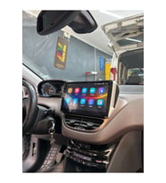 Peugeot 208 Çerçeveli Android 12 Multimedya Carplay 3GB RAM+32GB HDD Navigasyon Ekran