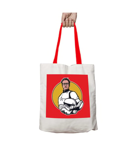 Kırmızı Kulplu Geek Trooper Big Bang Theory Star Wars Yıkanabilir Omuz Çanta