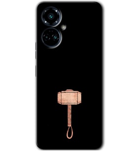 Tecno Camon 19 Pro Kılıf HD Desen Baskılı Kılıf - Thor Çekiç
