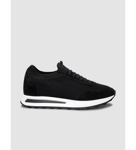 Triko Siyah Bağcıklı Erkek Sneaker