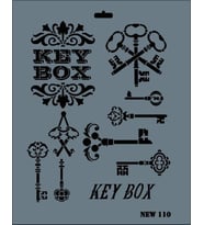 Rich New Seri N-110 Stencil 35x25 cm