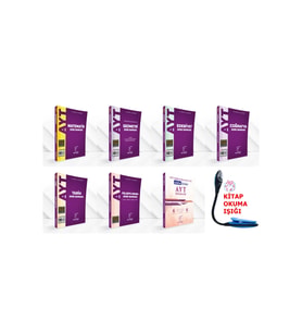 karakök yayınları Karekök Yayınları AYT Eşit Ağırlık Tüm Dersler Soru Bankası Kazanım Seti + 6 Lı Deneme + Kitap Okuma (Çok Renkli)