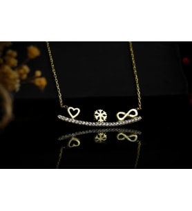 Kalpten Sonsuzluğa Kolye (Rose - Gold)