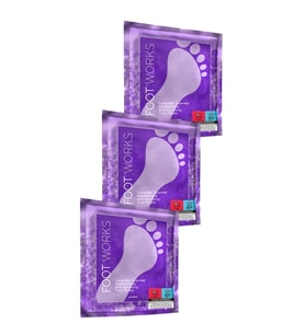 Foot Works Lavanta Kokulu Nemlendirici ve Rahatlatıcı Ayak Çorabı Üçlü Set